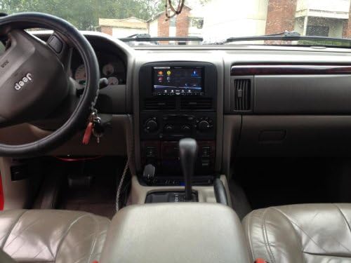 Özel Kurulum Parçaları Çift Din Satış Sonrası Radyo Stereo Navigasyon Çerçeve Kurulum Dash Kiti ile Uyumlu Jeep Grand Cherokee