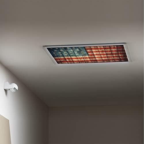 Tavan lambası Difüzör Panelleri için Floresan ışık kapakları-ABD Deseni-Sınıf Ofisi için Floresan ışık Kapakları - 2ft x