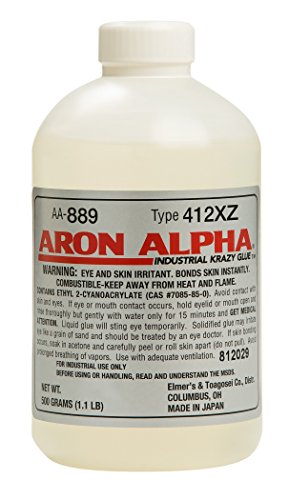 Aron Alpha 412XZ (100 cps) Yüksek ısı (250 F) ve Darbeye Dayanıklı Anında yapıştırıcı 500 g (1,1 pound) Şişe