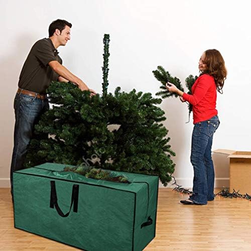 Primode Noel Ağacı Saklama Çantası / 7,5 Ft'ye kadar sığar. Uzun Demonte Ağaç I 45x 15 x 20 Tatil Ağacı saklama kutusu /