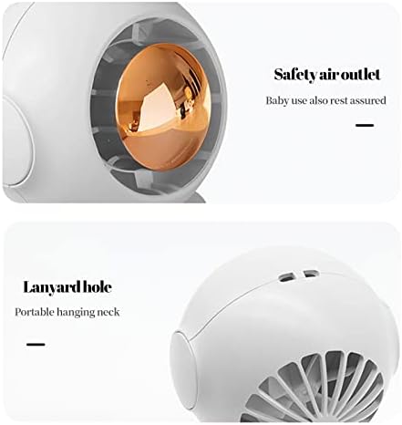 XUnıon Mini Astronot el fanı Taşınabilir Soğutma Fanı Tabanı ile Üç Hız Soğutma Fanı Güçlü Rüzgar Sessiz Çalışma Çalışma
