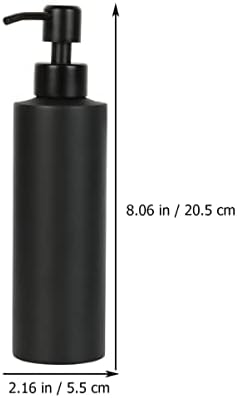 Alipis bulaşık deterjanı Dağıtıcı Şampuan Seyahat Konteyner 3 ADET Siyah şampuan Şişeleri sabunluk Köpük pompa şişesi Şampuan
