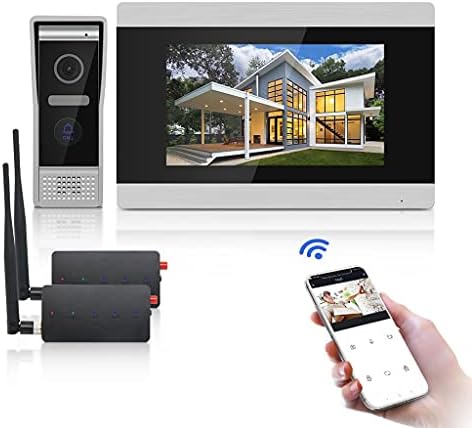 HMGGDD 7 İnç Dokunmatik Ekran IP Video Interkom Villa için Mini Alıcı ile, destek Uzaktan Telefon Kilidini