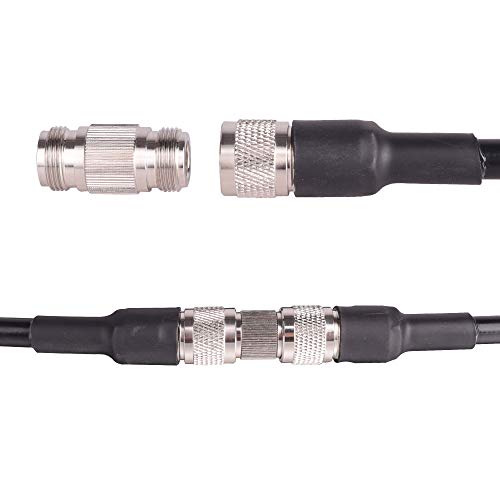 XRDS-RF 2 ADET N Dişi N dişi konnektör RF Koaksiyel Kablo Adaptörü Varil Konnektörleri Çift dişi konnektör Fişi (TV için
