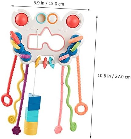 Toyvian Dize Kabak Çiğnemek Oyuncak Çocuklar için Sakinleştirici Oyuncaklar Çocuklar için Silikon Oyuncaklar Bebekler için