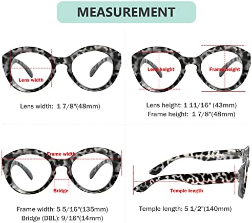Eyekepper, Birlikte Verilen 4'lü Bayan Okuma Gözlüklerinde ve Kadınlar için 4'lü Okuyucularda %10 Tasarruf Edin +1.00