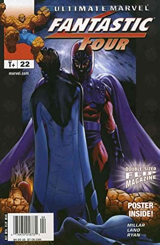 Ultimate Marvel Flip Dergisi 22 FN; Marvel çizgi romanı / Fantastik Dörtlü X-Men