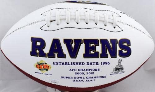 Kyle Hamilton İmzalı Baltimore Ravens Logolu Futbol - JSA W *Siyah İmzalı Futbol Topları