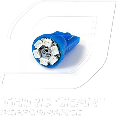 TGP T10 mavi 6 LED SMD plaka kama ampuller çifti 1996-2014 Toyota Rav4 ile uyumlu